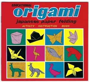 NOS Vintage ORIGAMI Instruction CHILDRENS BOOK Japan Paper Folding Educational - Picture 1 of 3