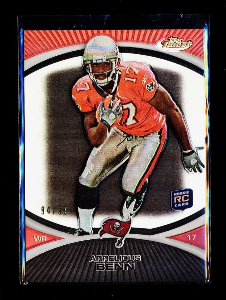 2010 FINEST BLACK /99 ROOKIE ARRELIOUS BENN BUCS - Image 1 of 1