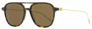 Montblanc Light Pilot Sonnenbrille MB0003S 002 Havanna/Gold 53 mm 003 - Bild 1 von 2