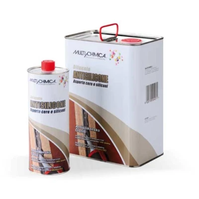 Multichimica SOLVENTE ANTISILICONE Sgrassante cere siliconi 5 LT