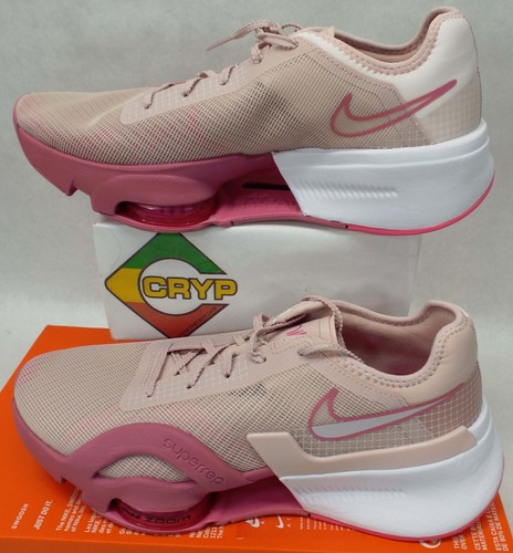 Nuove scarpe da donna 10 Nike Air Zoom Superrep 3 rosa Oxford a compressione DA9492 600