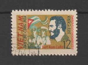 1963 North Vietnam Stamps Fidel Castro, Vietnamese Soldiers Scott # 246 Used NH - Picture 1 of 1