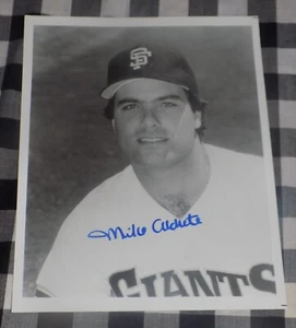 Mike Aldrete Signed San Francisco Giants Promo 8x10 Photo - Picture 1 of 1