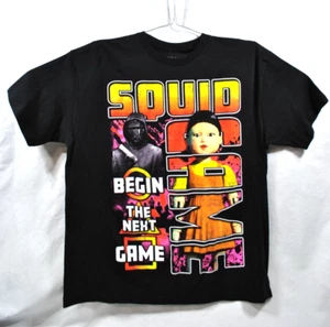NWT Hot Topic Squid Game 'BEGIN THE NEXT GAME' Graphic Shirt, Men's XL - Picture 1 of 8