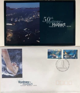 1994 50th Sydney - Hobart Yacht Race - Stamp Pack and First Day Cover - Picture 1 of 7