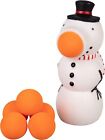 Hog Wild Holiday Christmas Snowman Popper Toy - Squeeze & Shoot Foam Balls Up To