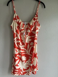 New Topshop Red And White Dress With Adjustable Straps New Size XL. - Picture 1 of 6