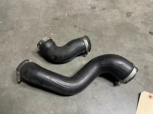 2004 2005 2006 2007 2008 Audi A4 B7 Left Intercooler Hose Pipes Pair OEM 3645 - Picture 1 of 8
