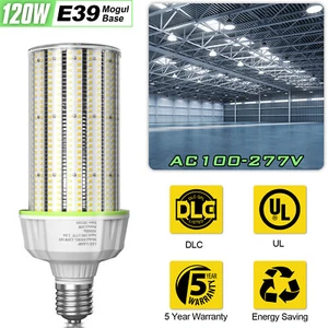 120 Watt LED Corn Light Bulb 18000LM E39 Mogul Base AC110-277V 6000K Cool White - Picture 1 of 12