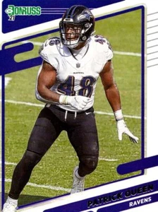 2021 Donruss Press Proof Blue Patrick Queen Baltimore Ravens #242 - Picture 1 of 2