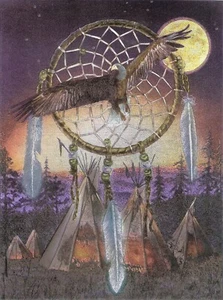 "Eagle Dream"" Estampado Arte en Lámina Fantasía Efecto 3D ~ 8x10 Sin Enmarcar 2002 - Imagen 1 de 1