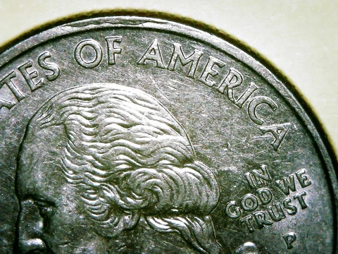 2005 P California State Quarter with Minor Cud Die Break on Obverse Rim Cover