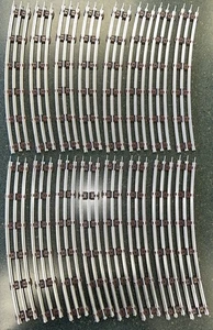 K-Line K226 O-27 Gauge 72” Curved Tinplate Tubular 3-Rail Track 16 Pieces - Picture 1 of 1