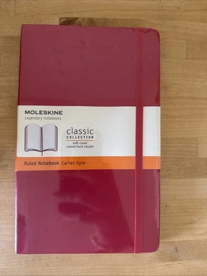 Moleskine Classic Notebook, Soft Cover, Large (5" x 8.25") Large, Scarlet Red  - Image 1 of 3