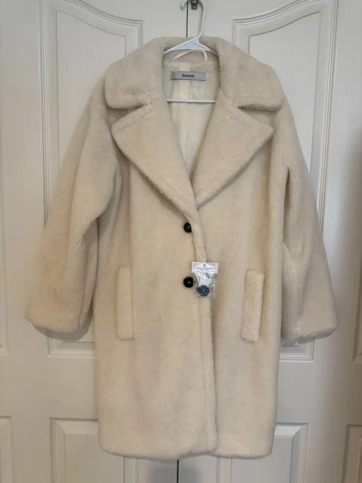 Abrigo largo beige mezcla lana mujer Intrend Max Mara talla 40/US 4 Foto 1 de 4