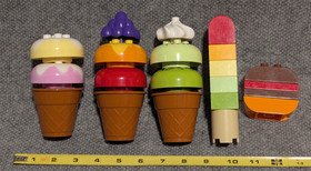 LEGO Duplo 10574 Creative Ice Cream Set Complete 24 Pieces No Box  *READ