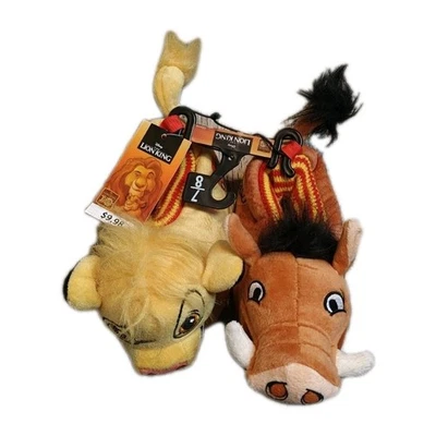 Disney Rey León Niño Pequeño Calcetín Top Zapatillas Pumba y Simba Niños Talla 7-8 Peluche Foto 1 de 4