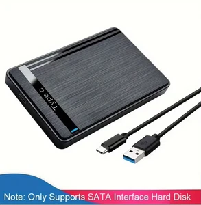 USB 2.0 to SATA Hard Drive Enclosure Caddy Case For 2.5" Inch HDD / SSD External - Picture 1 of 1