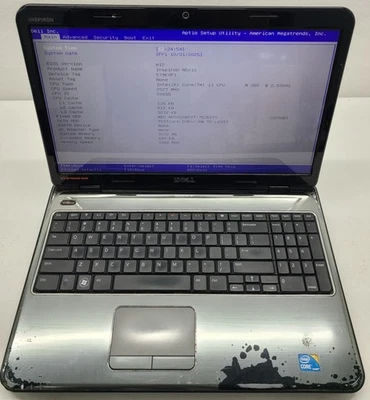 Dell Inspiron N5010 Laptop Intel i3 M 380 3GB Ram 320GB HDD NO OS (FL) - Image 1 of 4