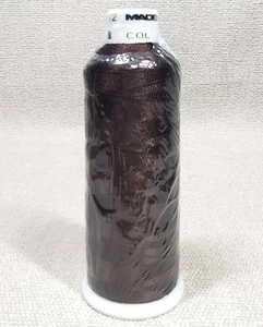 MADEIRA Viscose Rayon Classic No. 12 weight THREAD #1129 Dk BROWN 2000m Cone NEW - Picture 1 of 3