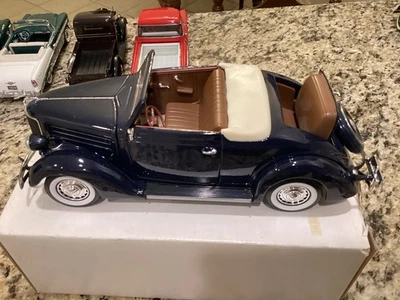 Ford Deluxe Cabriolet Welly 1:18 1936 azul - #9867 Foto 1 de 4