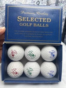 St. Andrews Escocia The Classic Golfer Collection JUEGO DE 6 PELOTAS DE GOLF NUEVAS - Imagen 1 de 9
