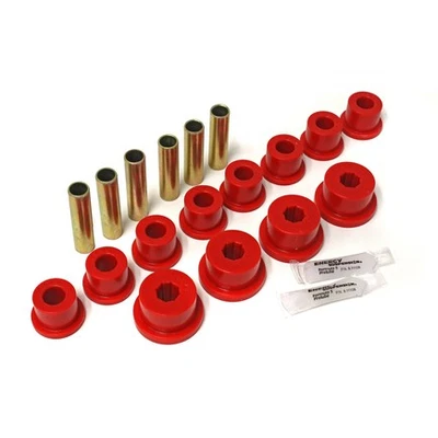 Conjunto de bucha Energy Suspension 12102R mola de folha; Vermelho; Frente/traseira; Para - Imagem 1 de 4