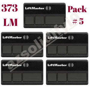 LiftMaster 373LM Security+ 3 Button Garage Door Opener Remote Control-Pack #5 - Picture 1 of 3