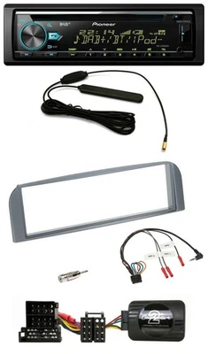 Pioneer CD MP3 Lenkrad DAB USB Autoradio für Alfa 147 GT anthrazit - Bild 1 von 4