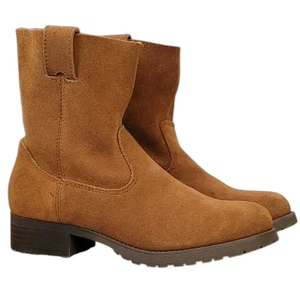American Eagle Outfitters echt Wildleder braun camelfarben Bootie Stiefel NEU - Bild 1 von 15
