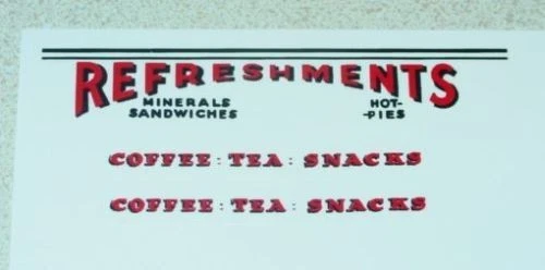 Matchbox Mobile Refreshment Canteen Stickers MB-74A - Image 1 of 1