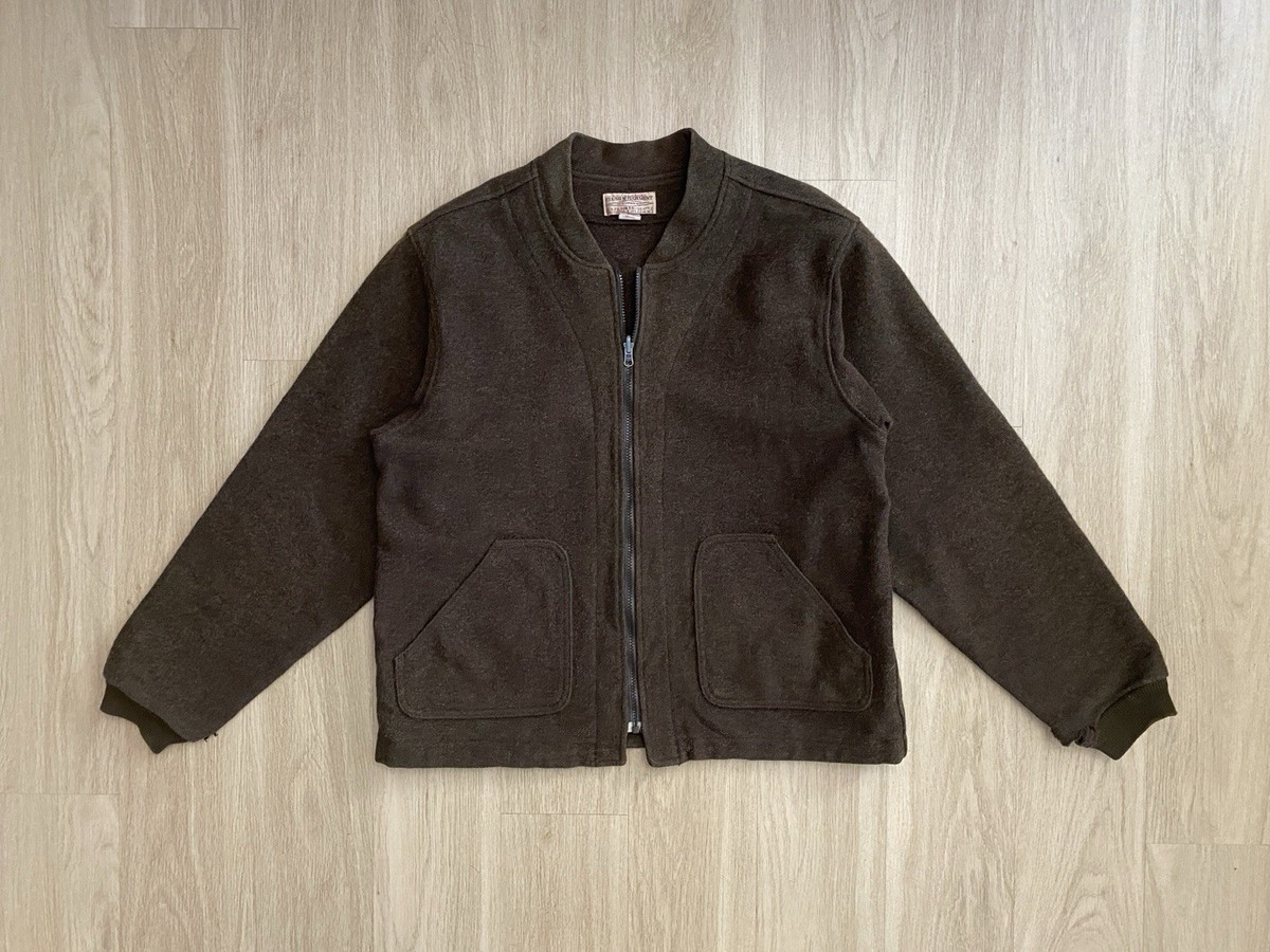 ジャケット・アウター FILSON ITALY MACKINAW WOOL BOMBER JACKET Filson CCC Wool Bomber Jacket Red & Black Plaid, Men's XL