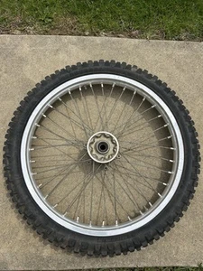 2001 SUZUKI RM125 RM250 OEM EXCEL 21" FRONT WHEEL RIM HUB TIRE 54111-36E00 - Picture 1 of 7