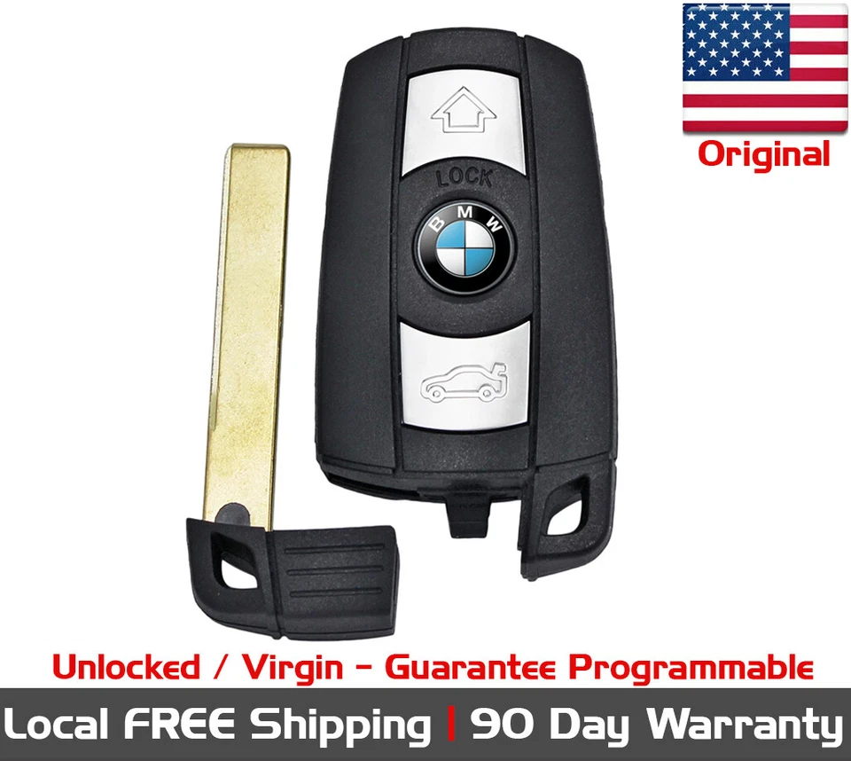1x OEM Replacement Keyless Entry Remote Key Fob For BMW KR55WK49123 KR55WK49127 - Image 1 of 1