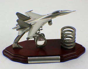 Militär Flugzeug Jet Pilot Büro Schreibtisch Organizer Stifthalter Top - Bild 1 von 8