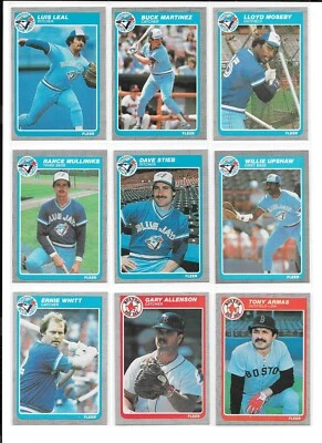 1985 Fleer Baseball Trading Cards / You Pick / Choose From List  #s 1 - 275 - Image 1 of 4