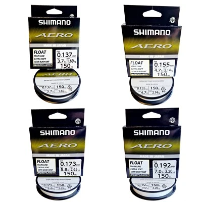 Carrete Shimano Aero Float Line 150 metros 3 lb 4 lb 5 lb 7 lb monofilamento grueso Foto 1 de 4