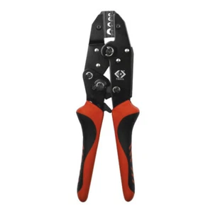 CK Ratchet Crimping/Crimper Pliers For Uninsulated Terminals 1.5 - 10mm², T3697A - Picture 1 of 5