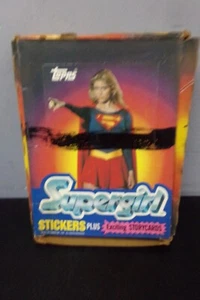 1984 TOPPS SUPERGIRL BOX WITH PACKS - Picture 1 of 2