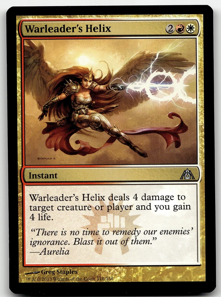 MTG Warleader's Helix Dragon's Maze 116/156 Regular Uncommon - Image 1 of 1