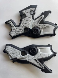 Acerbis Frame Protector X-Grip Guards Black / Silver Yamaha Tenere 700 2019-2024 - Picture 1 of 10