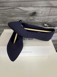 Dream Paris (Size 5) Women’s Navy Blue Comfortable Fashion Casual Flats (DFA213) - Picture 1 of 6