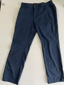 Under Armor The Show Down Golf Pants Mens Size 36x30 Stretch Waistband Blue - Picture 1 of 10