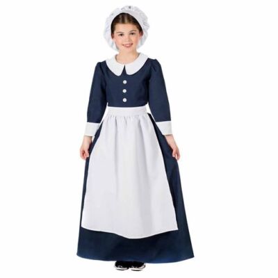 Victorian School Girl Costume (L