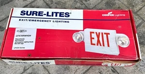 Cooper Sure-Lites Exit Notleuchte LPX70RWHDH NEU IM KARTON ROT WEISS SCHNELLER VERSAND - Bild 1 von 7