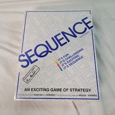 Sequence An Exciting Game of Strategy Board Game Jax 1995 NEW Sealed - Image 1 of 4