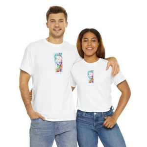 Buddha Zen Watercolor Unisex Heavy Cotton Tee by Art Essential - Picture 1 of 13