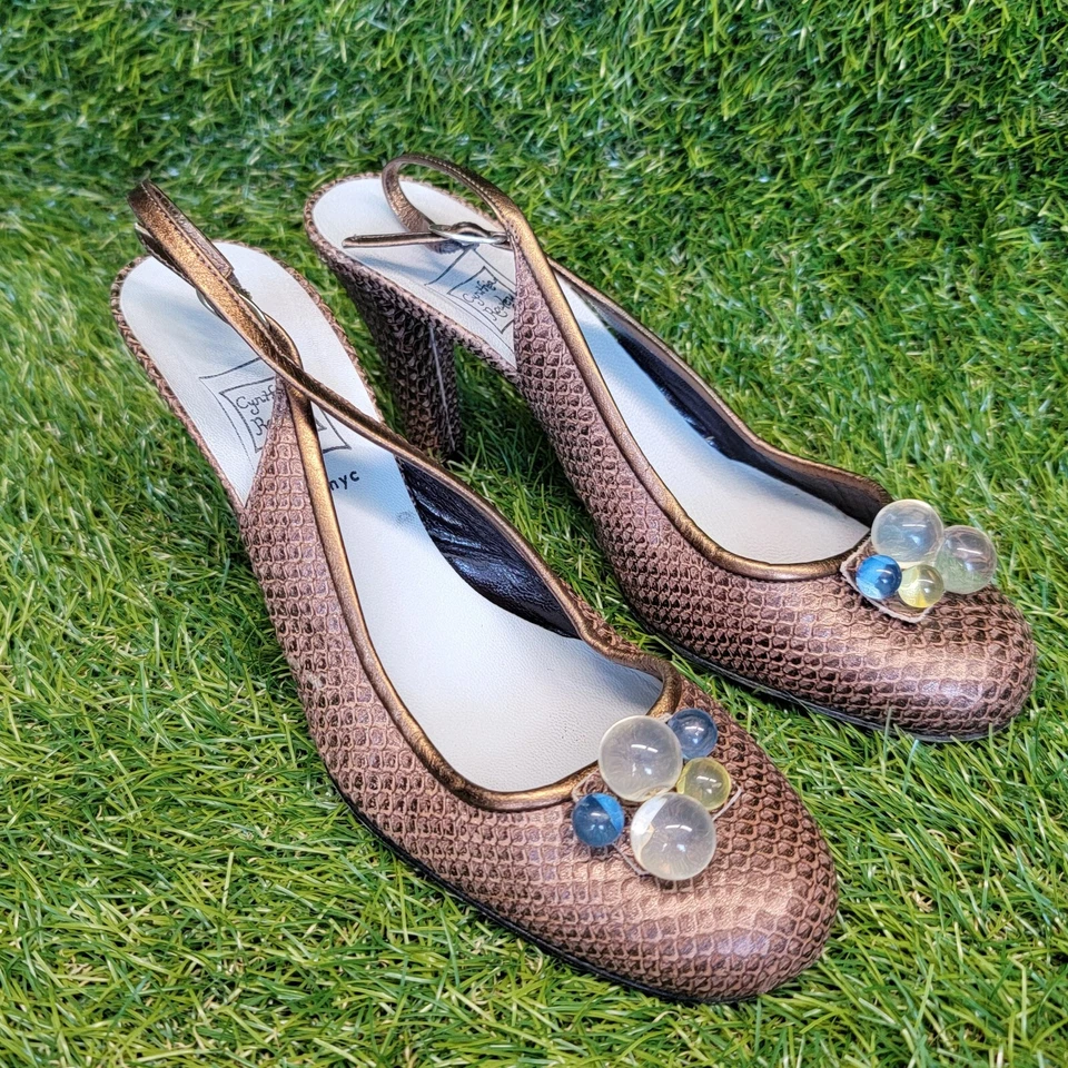 Cynthia Rowley slingback  pumps made in Italy  size 8B - Image 1 of 4