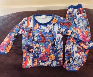 Unisex Größe 2T Disney Tiere/Pets Boutique Langarm Schlafanzug leicht gebraucht - Bild 1 von 8