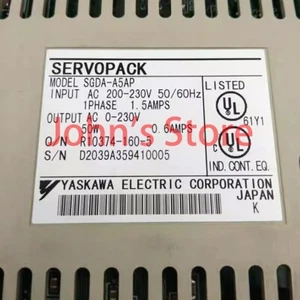 Brand New Original Servo Driver  SGDA-A5AP   Fast Delivery One Year Warranty - Picture 1 of 4